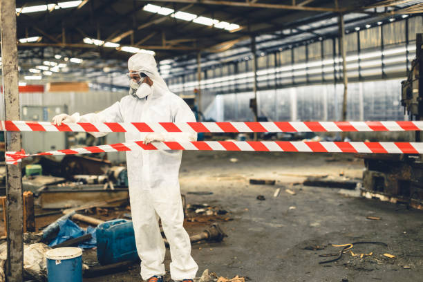 Professional Biohazard technician working in Palo, IA